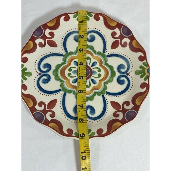 Lot Of 2 ~ PIER 1 "Global Medallion"  Ivory Earthe - Picture 8 of 8